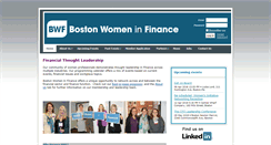 Desktop Screenshot of bostonwomeninfinance.org